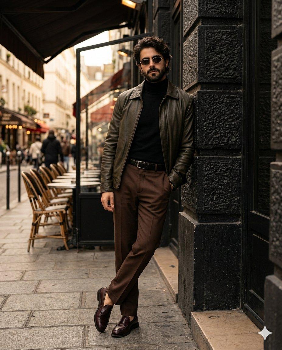 Cinematic Urban Menswear Portrait