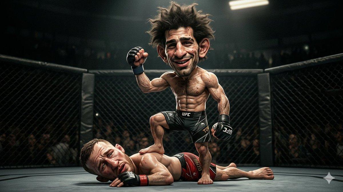3D Caricature MMA Victory