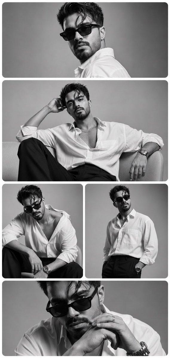 Monochrome Fashion Editorial Multi-Frame Collage