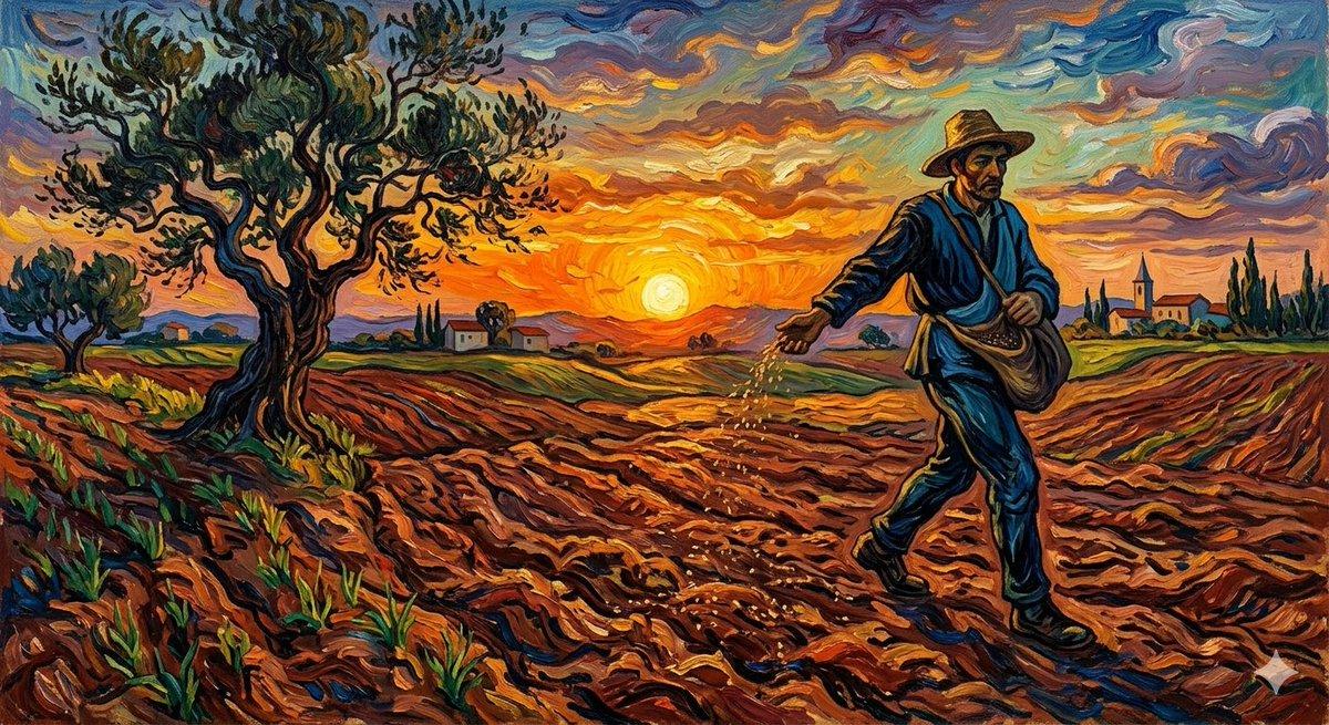 Van Gogh Sower Style Generation