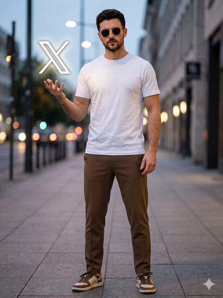Urban Dusk Floating Logo Portrait