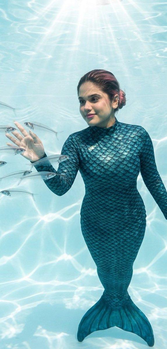 Mermaid in Crystal Clear Underwater Kingdom