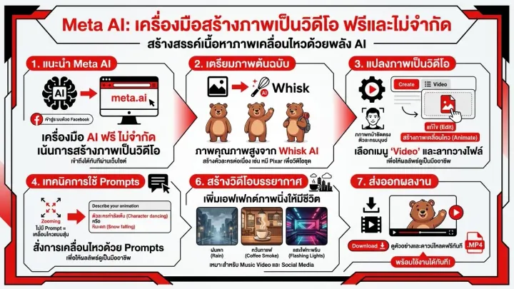 เทคนิค AI สร้างวีดีโอ
