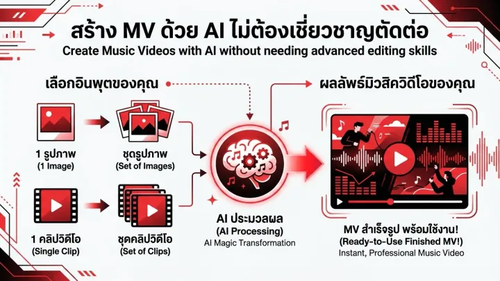 สร้าง MUSIC VIDEO