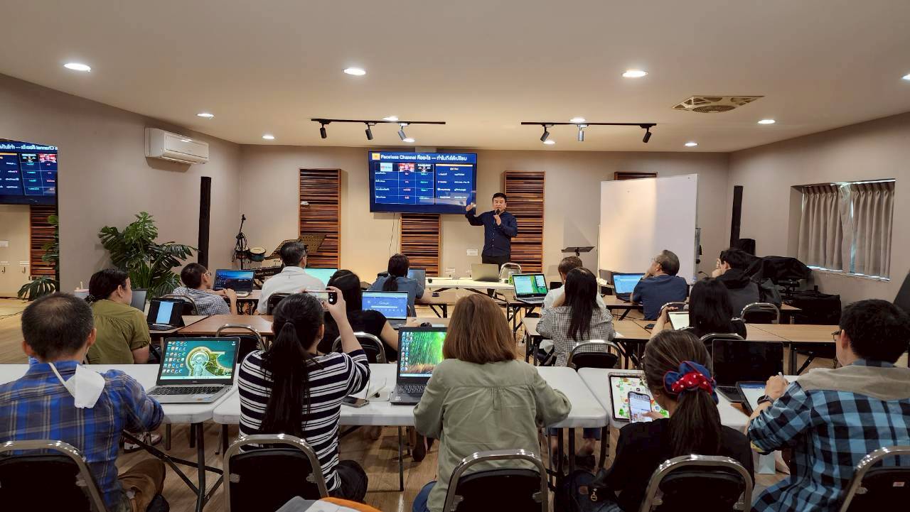 บรรยากาศการสอน 1